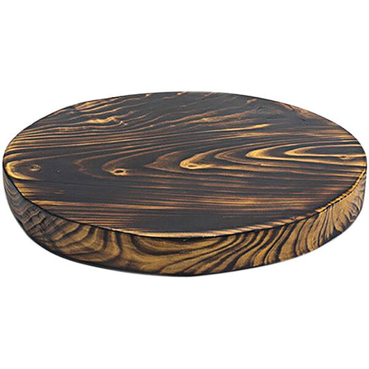 Front of the House ROOT 12" Round Carbon Wood Serving Board – item 957SPT049DWW