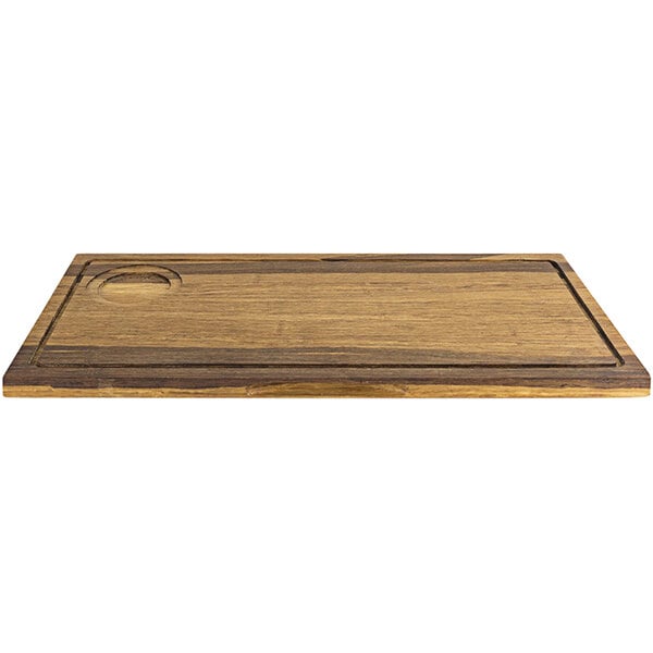 Front of the House 17" x 8" Crushed Bamboo Serving Board – item 957SPT053MUB