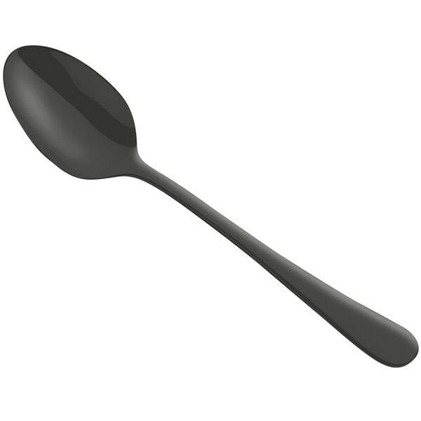 Amefa 1410ATB000345 Austin Black 7 3/16" Heavy Dessert Spoon – item 548141ATB345