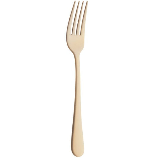Amefa 1410AUB000340 Austin Gold 7 3/16" Heavy Dessert Fork – item 548141AUB340
