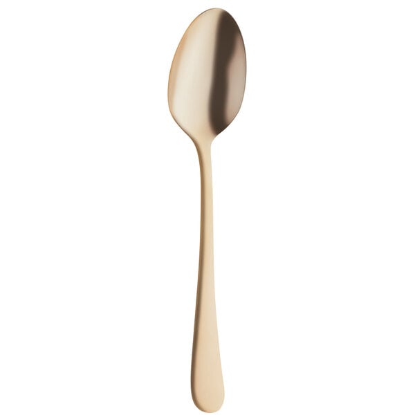 Amefa 1410AUB000345 Austin Gold 7 3/16" Heavy Dessert Spoon – item 548141AUB345