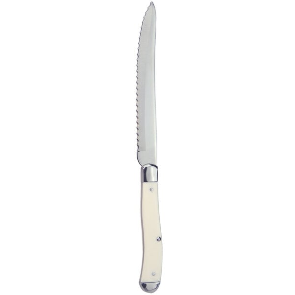 Walco Mountaintop 4 7/8" Steak Knife w/ White Delrin Handle – item 935500151