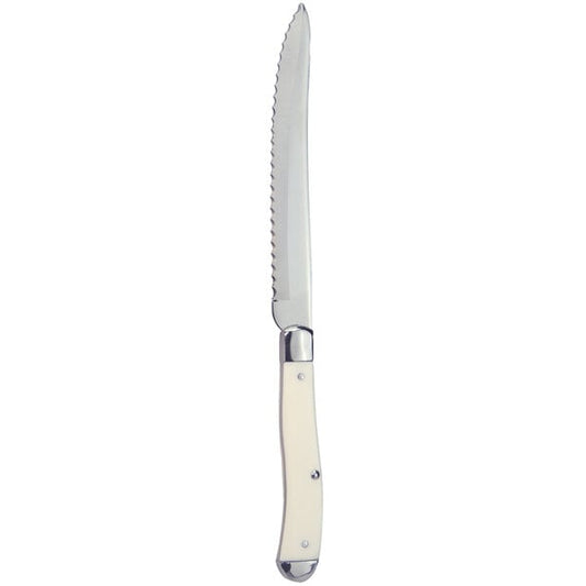Walco Mountaintop 4 7/8" Steak Knife w/ White Delrin Handle – item 935500151