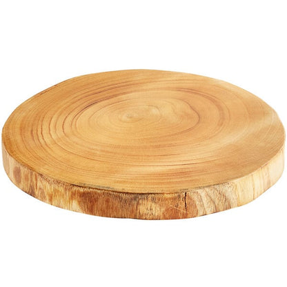 Front of the House ROOT 14" Round Natural Wood Serving Board – item 957SPT062NAW image 2
