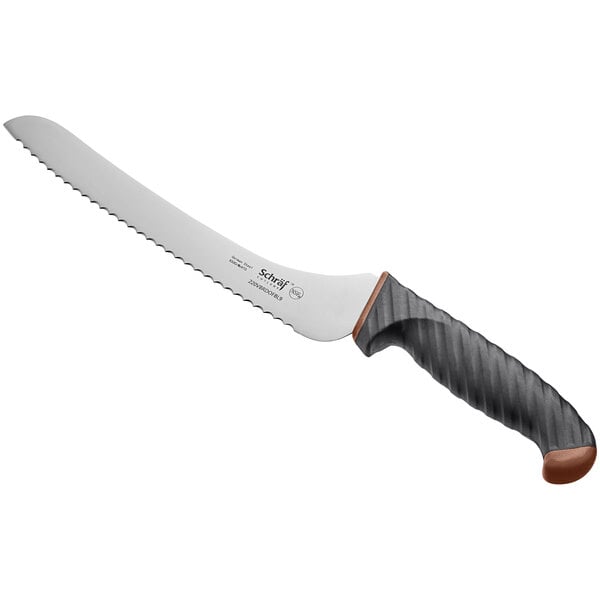 Schraf 9" Serrated Bread Knife w/ TPRgrip Handle – item 220VBRDOFBR9