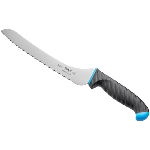 Schraf 9" Serrated Offset Bread Knife w/ TPRgrip Handle – item 220VBRDOFBL9