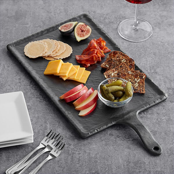 Tablecraft Frostone 13" x 8 3/4" Faux Slate Cutting Board – item 808MSP4520