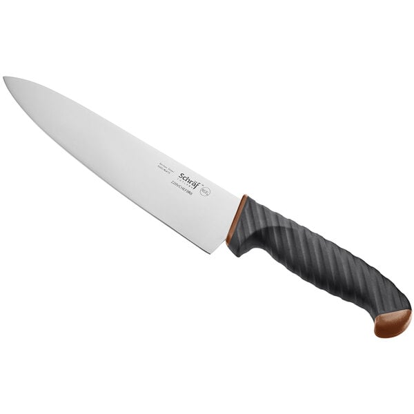 Schraf 8" Chef Knife w/ TPRgrip Handle – item 220VCHEFBR8