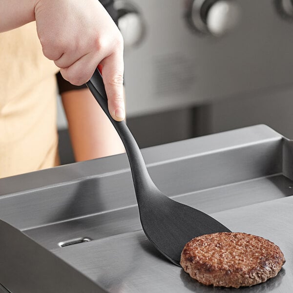 TableCraft 10055 12 7/8" Black Spatula / Turner – item 80810055BK image 2