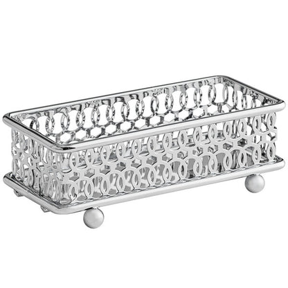 Vollrath WR-1009 Chrome Rectangular Sugar Caddy - 5" x 2" – item 922WR1009