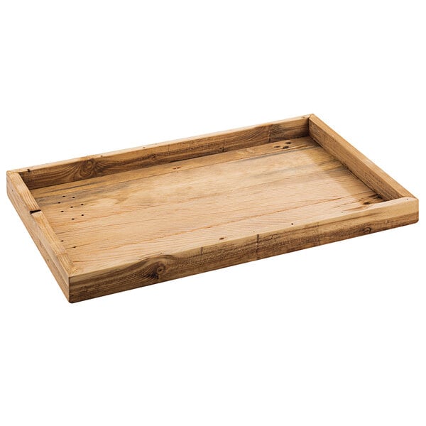 Cal-Mil -12-99 Madera Rustic Pine 19 3/4" x 11 Serving Tray – item 21113671299