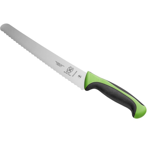 Mercer Culinary M23210GR Bread Knife w/ Green Handle – item 470M23210GR