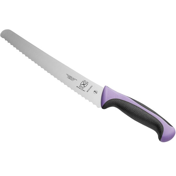 Mercer Culinary M23210PU Bread Knife w/ Purple Handle – item 470M23210PU