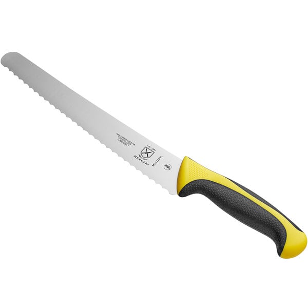 Mercer Culinary M23210YL Bread Knife w/ Yellow Handle – item 470M23210YL