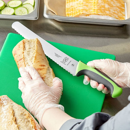 Mercer Culinary M23210GR Bread Knife w/ Green Handle – item 470M23210GR image 2