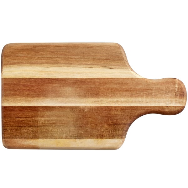 Tablecraft 13 5/8" x 7 3/4" Acacia Wood Serving Board – item 80810508 image 2