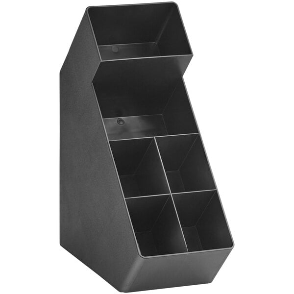 Choice Black Plastic Condiment Organizer – item 176CONDI1BK