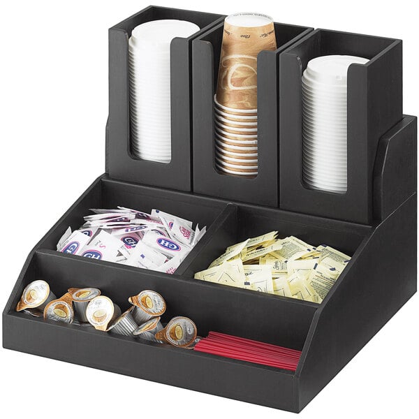 Cal-Mil Midnight Condiment Station - 15" x 14" x 9 1/2" – item 211201996 image 2