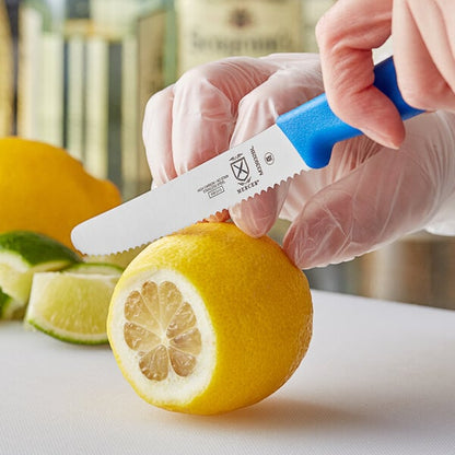 Mercer Culinary M33932BLB 4 Knife w/ Guard & Blue Handle – item 470M33932BLB image 2