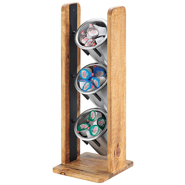 Madera 3-Cylinder Vertical Flatware / Condiment Display – item 211341199 image 2