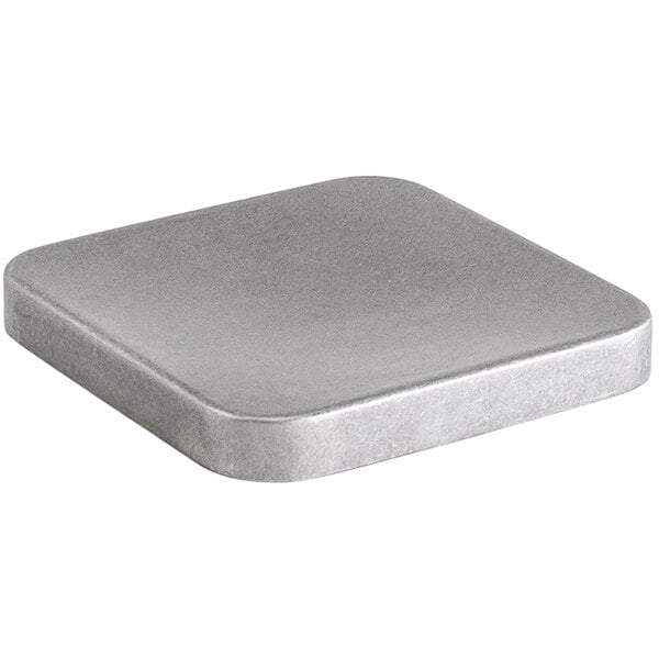 4 Colorsroom360 4" Antique Stainless Square Serving Plate – item 957030ANS23