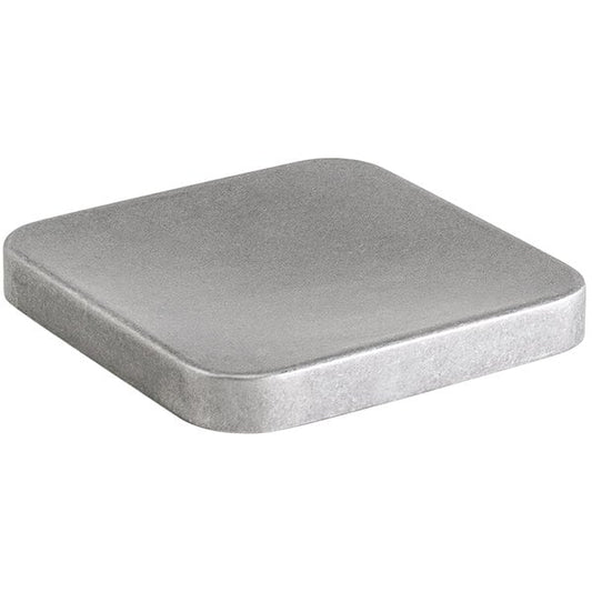 4 Colorsroom360 4" Antique Stainless Square Serving Plate – item 957030ANS23