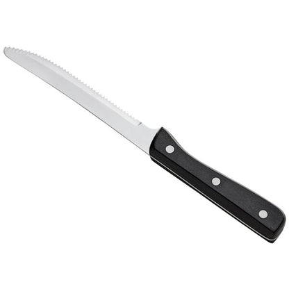 Choice 4 3/4" Steak Knife w/ Black Bakelite Riveted Handle – item 17610304