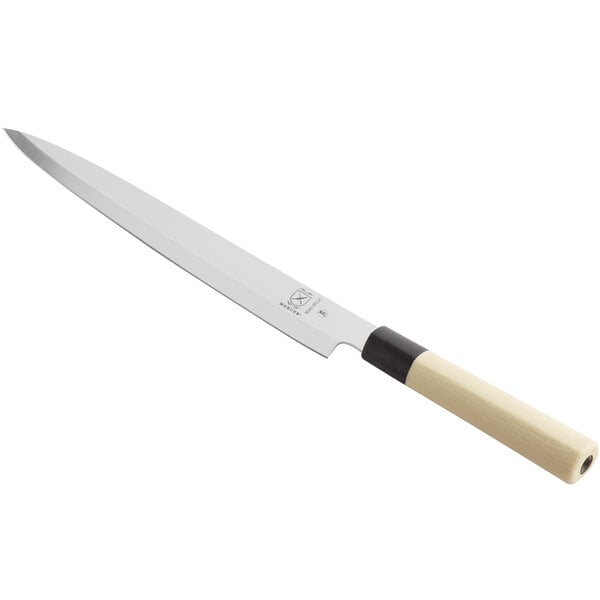 Mercer Sashimi Knife w/ Santoprene Handle M24010PLLH – item 470M24010PLH