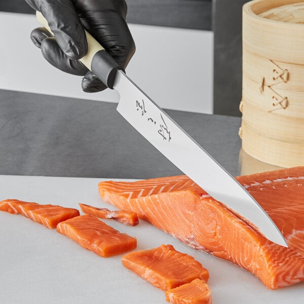Mercer Sashimi Knife w/ Santoprene Handle M24010PLLH – item 470M24010PLH image 2