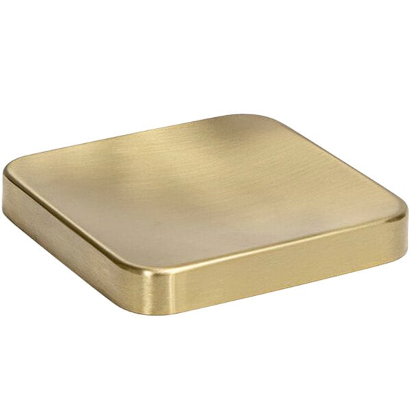4 Colorsroom360 4" Matte Brass Stainless Serving Plate – item 957030GOS23