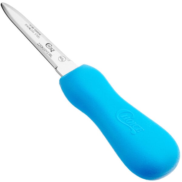 Choice 3" Boston Style Oyster Knife w/ Hourglass Handle – item 220KCOYS3BL