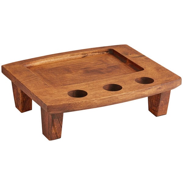 Valor 14" x 10" Display Stand w/ Rustic Chestnut Trivet – item 825ULSQR2STD