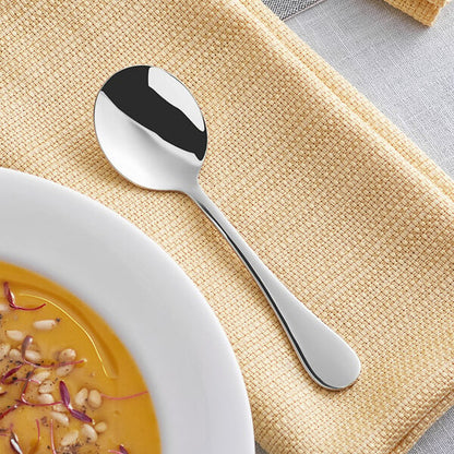 Acopa Vittoria 6 1/16" X-Heavy Bouillon Spoon – item 267740802 image 2