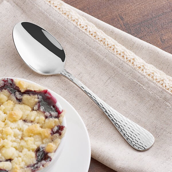 Acopa Inspira 7 7/16" Oval Bowl Dinner / Dessert Spoon – item 267730803 image 2