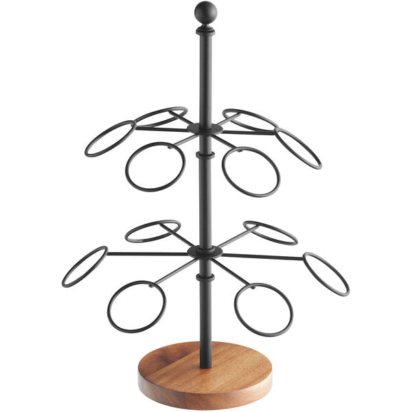 Tablecraft 2-Tier Powder-Coated Steel Condiment Organizer – item 80810031