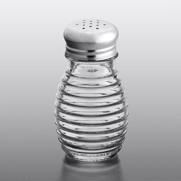Tablecraft Beehive 2 oz. Salt & Pepper Shakers w/ Tops - – item 808HBH2C