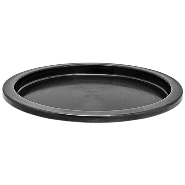 3 Finishesroom360 14" Matte Black Finish Serving Tray – item 957RRT011BKS