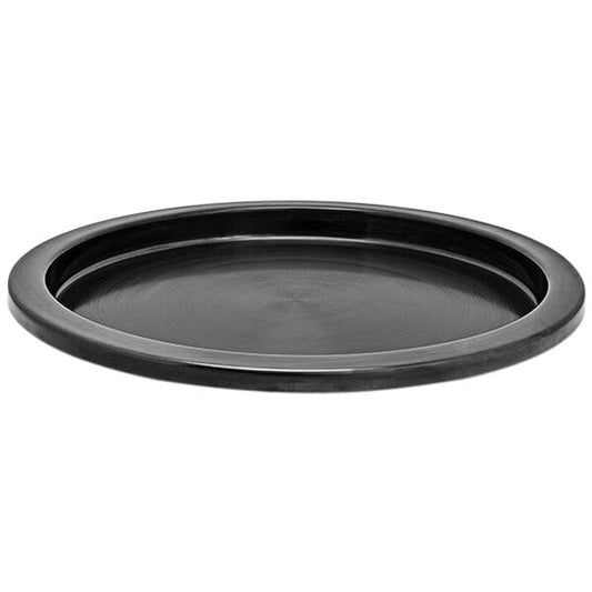 3 Finishesroom360 14" Matte Black Finish Serving Tray – item 957RRT011BKS