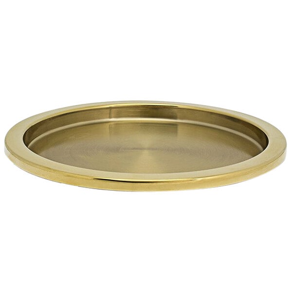 3 Finishesroom360 14" Matte Brass Finish Serving Tray – item 957RRT011GOS