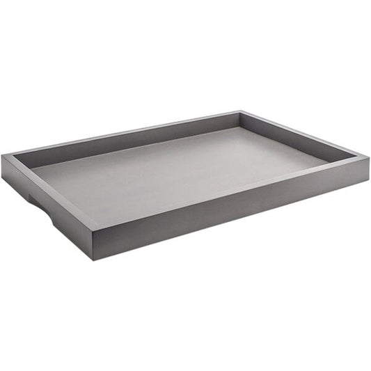 4Case3 Colorsroom360 Bamboo 19" x 13" Gray Serving Tray – item 957RRT005GYB