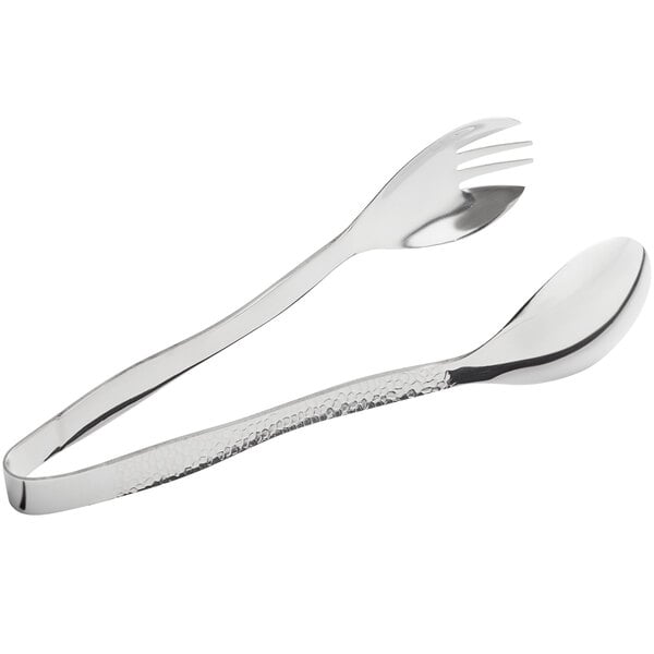 American Metalcraft HM8TNG 8" Hammered Serving Tongs – item 124HM8TNG