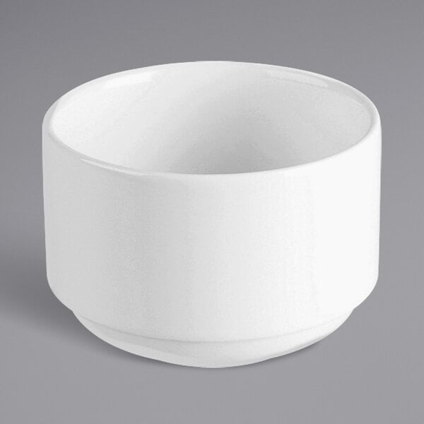 RAK Porcelain Rondo 3 3/8" Ivory Sugar Packet Holder – item 772BASH02D7