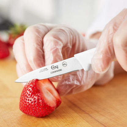 Choice 3" Smooth Edge Paring Knife w/ White Handle – item 220KWPARSM3 image 2