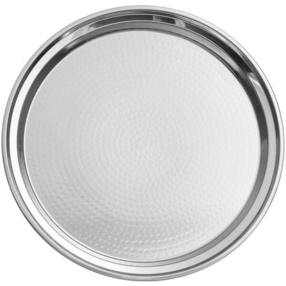 2 FinishesAcopa 15" Stainless Catering Tray Serving Platter – item 553TRHS15