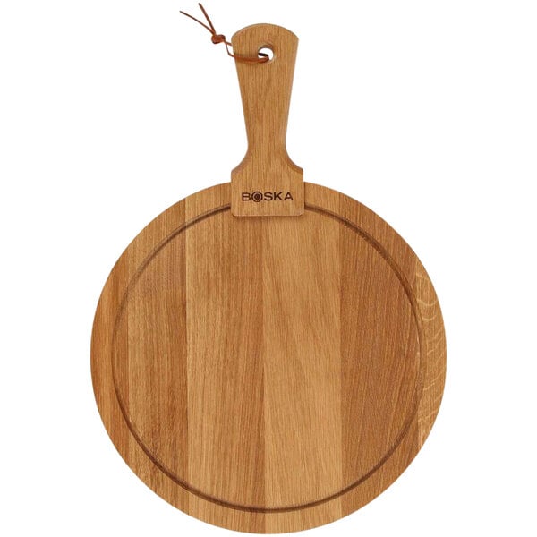 Boska Friends 11 3/4" Medium Round Serving Board w/ Handle – item 654320101
