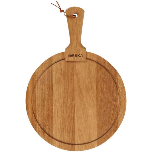 Boska Friends 11 3/4" Medium Round Serving Board w/ Handle – item 654320101
