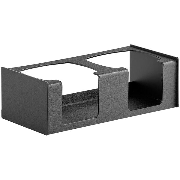 ServSense Black 2-Section Condiment Pump Condiment Organizer – item 651CNOPLKT2