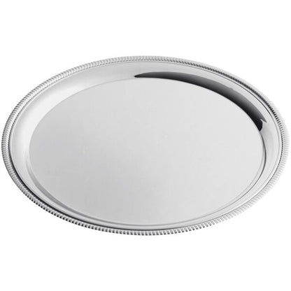 American Metalcraft Touch 12" Embossed Serving Tray – item 124SST12