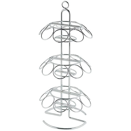 ColorsTableCraft 27-Hole Chrome-Plated Condiment Organizer – item 808DCH27