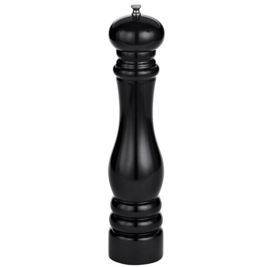 American Metalcraft" Black Wood Finish Pepper Mill – item 124PMBL12